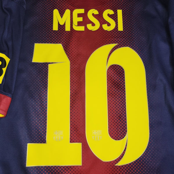 Messi Barcelona 2012 2013 Home Jersey Shirt L SKU# 478323 - 410 Nike