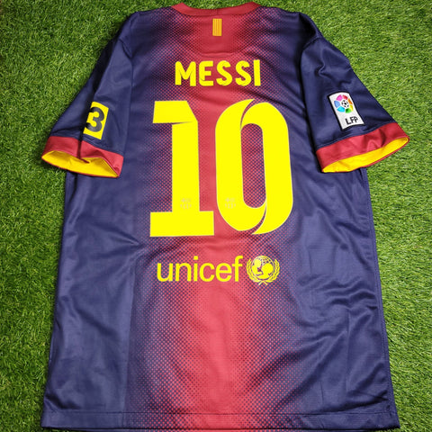 Messi Barcelona 2012 2013 Soccer Jersey Shirt M SKU# 478323 - 410 nike