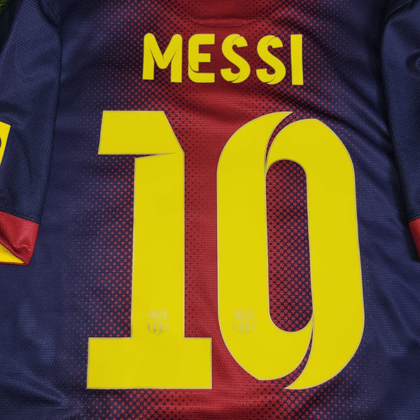 Messi Barcelona 2012 2013 Soccer Jersey Shirt M SKU# 478323 - 410 nike