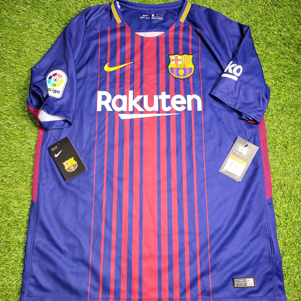 Messi Barcelona 2018 2019 Home Soccer Jersey Shirt BNWT L SKU# 847255 - 457 Nike