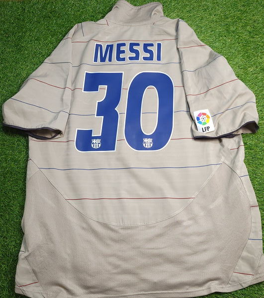 Messi Barcelona DEBUT 2004 2005 Third Soccer Jersey Shirt XL SKU# 112587 Nike