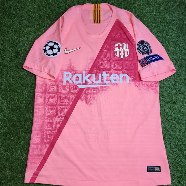 Messi Barcelona Player Issue Vaporknit 2018 2019 Third Soccer Jersey Shirt M SKU# 918911 - 694 foreversoccerjerseys