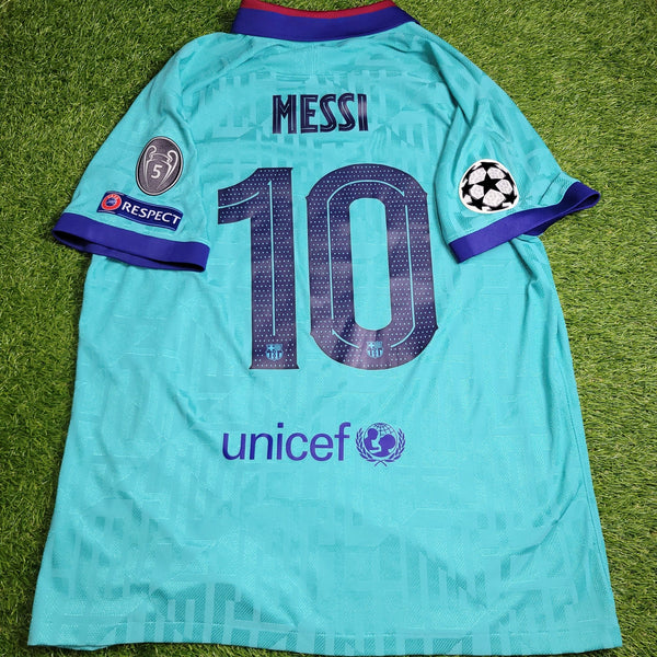 Messi Barcelona Player Issue Vaporknit 2019 2020 Third Soccer Jersey Shirt XL SKU# AR9343 - 310 foreversoccerjerseys