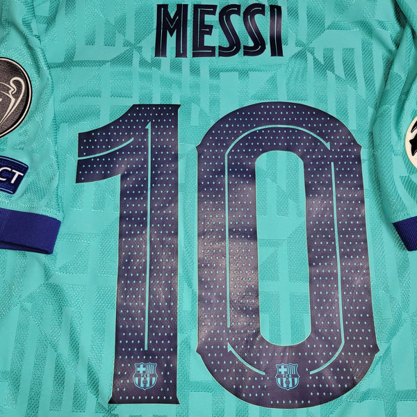 Messi Barcelona Player Issue Vaporknit 2019 2020 Third Soccer Jersey Shirt XL SKU# AR9343 - 310 foreversoccerjerseys