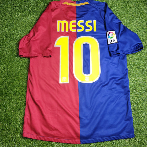 Messi Barcelona TREBLE SEASON 2008 2009 Soccer Jersey Shirt S SKU# 286784 - 655 Nike