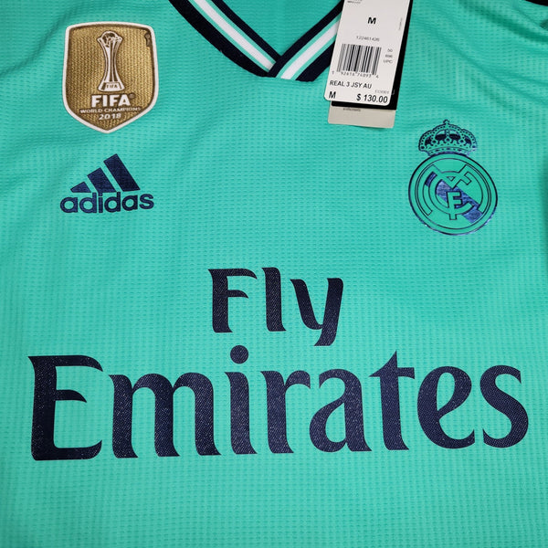 Ramos Real Madrid PLAYER ISSUE 2019 2020 Third Soccer Jersey Shirt BNWT M SKU# EC9301 Adidas