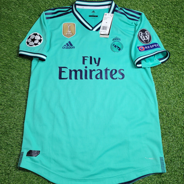 Ramos Real Madrid PLAYER ISSUE 2019 2020 Third Soccer Jersey Shirt BNWT M SKU# EC9301 Adidas