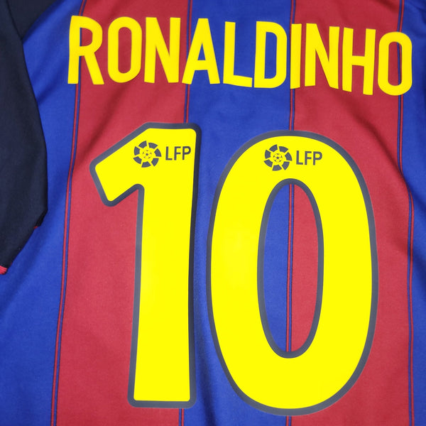 Ronaldinho Barcelona 2003 2004 DEBUT SEASON Home Soccer Jersey XL SKU# 112586 Nike