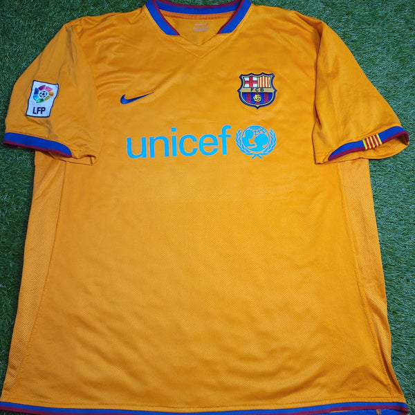 Ronaldinho Barcelona 2006 2007 Away Soccer Jersey Shirt XL SKU# 146982 NIKE