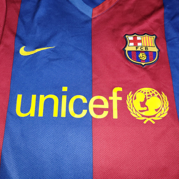 Ronaldinho Barcelona 2006 2007 Home Soccer Jersey Shirt M SKU# 146980 - 426 Nike