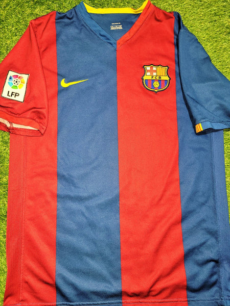 Ronaldinho Barcelona 2006 2007 Home Soccer Jersey Shirt M SKU# F6AOM 146980 Nike