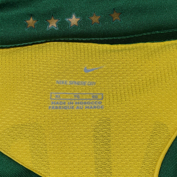 Ronaldinho Brazil 2006 World Cup Home Soccer Jersey Shirt BNWT XL SKU# 103889 Nike