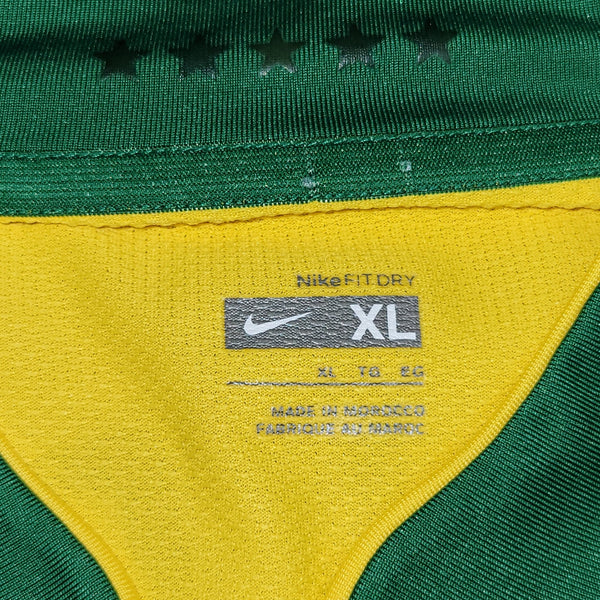 Ronaldinho Brazil 2006 World Cup Home Soccer Jersey Shirt XL SKU# 103889 Nike