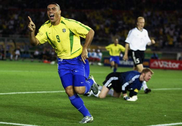 Ronaldo Brazil 2002 WORLD CUP Soccer Home Jersey Shirt BNWT M SKU# 113373-729 Nike