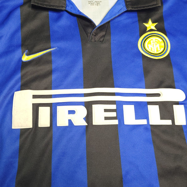 Ronaldo Inter Milan 1998 1999 UEFA Home Soccer Jersey Shirt XL Nike