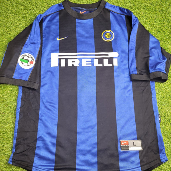 Ronaldo Inter Milan 1999 2000 Soccer Jersey Shirt L Nike