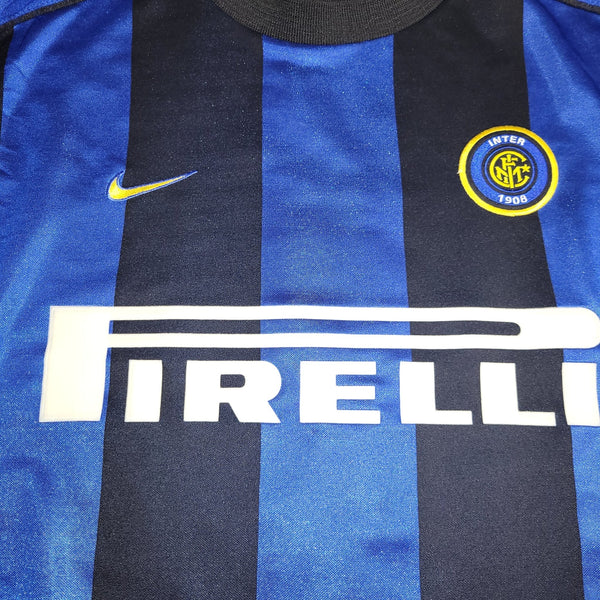 Ronaldo Inter Milan 1999 2000 Soccer Jersey Shirt L Nike