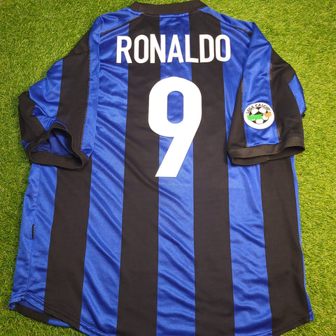 Ronaldo Inter Milan 1999 2000 Soccer Jersey Shirt XL Nike