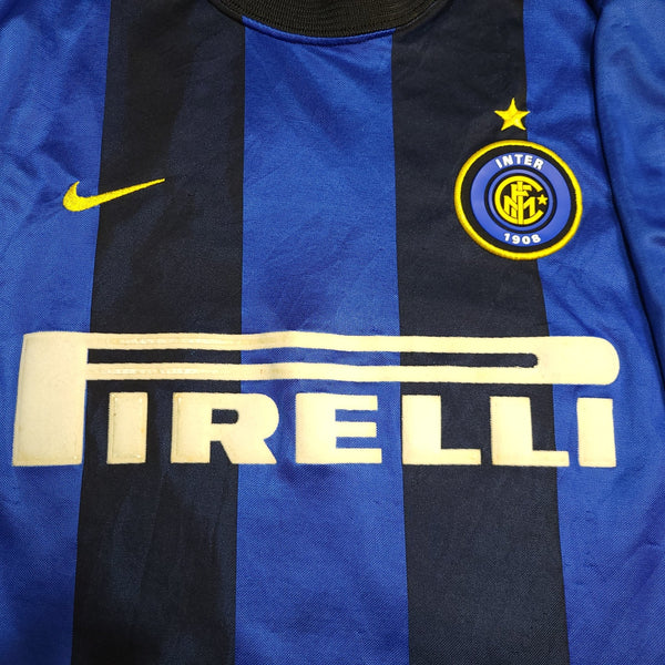 Ronaldo Inter Milan 2000 2001 Home Soccer Jersey Shirt XL Nike