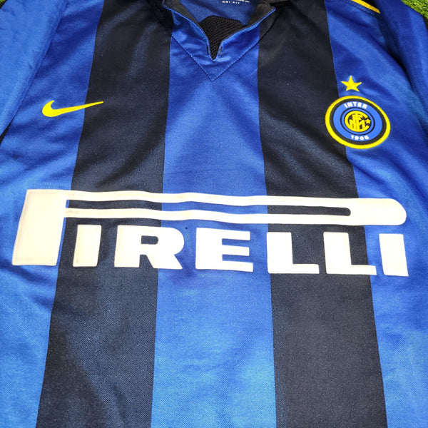 Ronaldo Inter Milan 2001 2002 Home Soccer Jersey Shirt XL Nike