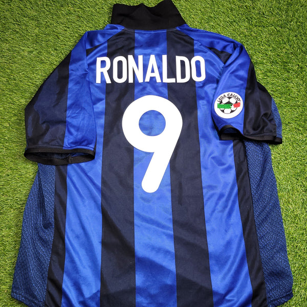 Ronaldo Inter Milan 2001 2002 Soccer Jersey Shirt L Nike