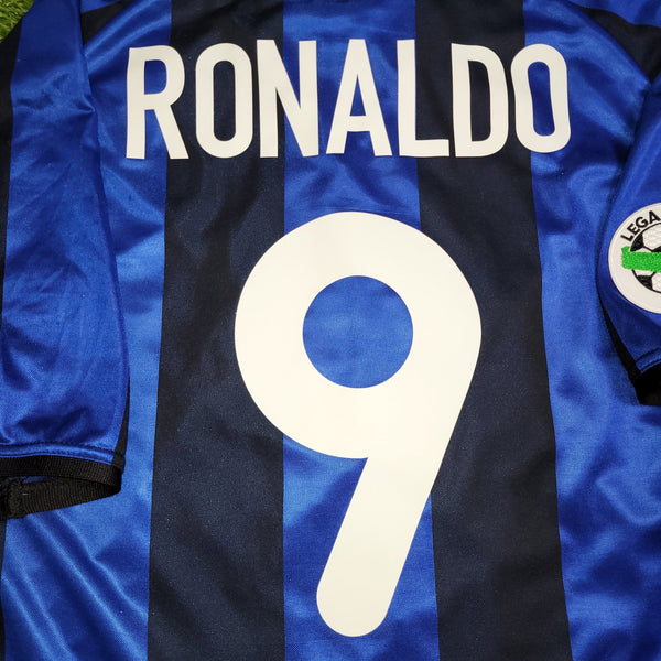 Ronaldo Inter Milan 2001 2002 Soccer Jersey Shirt L Nike