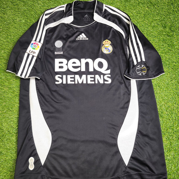 Ronaldo Real Madrid 2006 2007 Away Soccer Jersey Shirt L SKU# 060819 APU002 Adidas