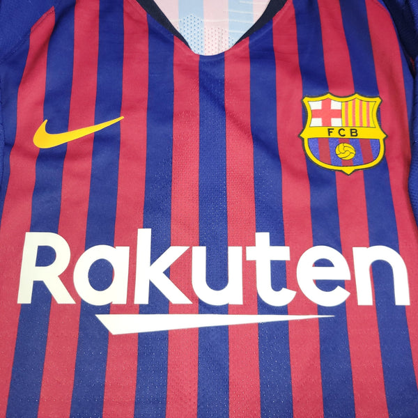 Suarez Barcelona Player Issue Vaporknit 2018 2019 Home Soccer Jersey Shirt M SKU# 894417 - 456 Nike