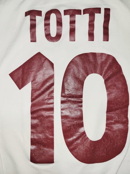 Totti As Roma Kappa 2001 2002 Away UEFA Soccer Jersey Shirt XXL kappa