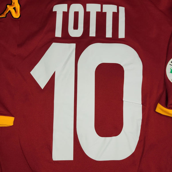 Totti As Roma Kappa 2007 2008 Soccer Jersey Shirt XL kappa