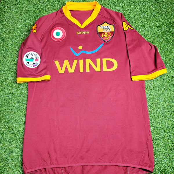 Totti As Roma Kappa 2007 2008 Soccer Jersey Shirt XL kappa