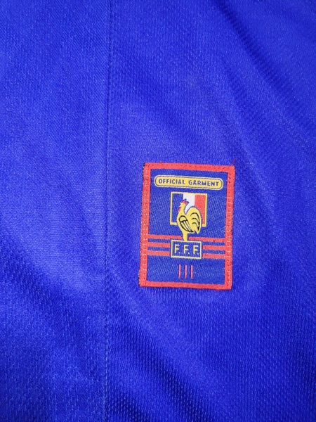 Zidane France 1998 WORLD CUP FINAL Soccer Jersey Shirt XL Adidas