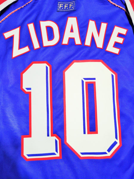 Zidane France 1998 WORLD CUP FINAL Soccer Jersey Shirt XL Adidas