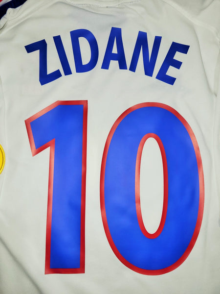 Zidane France 2000 EURO CUP Away Soccer Jersey XL SKU# 647189 Adidas