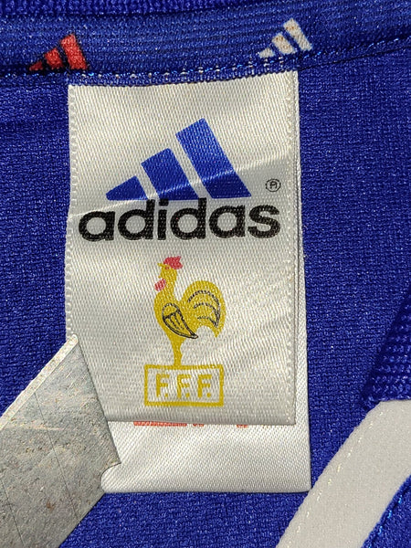 Zidane France 2000 EURO CUP Home Soccer Jersey M SKU# 647194 Adidas