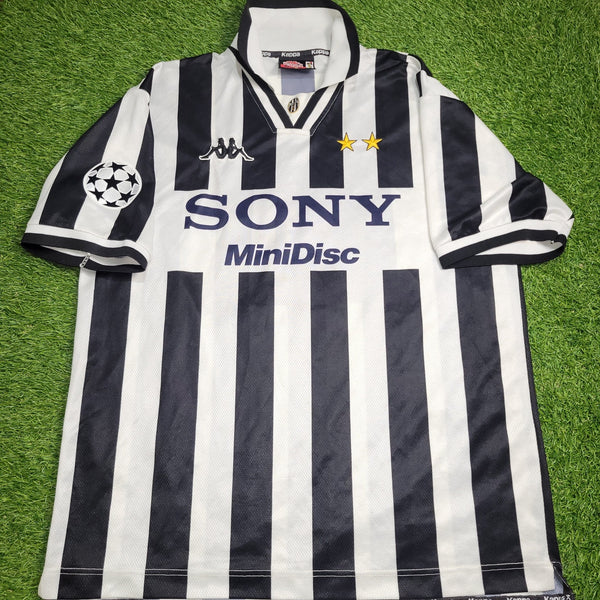 Zidane Juventus Kappa 1996 1997 DEBUT UEFA Soccer Jersey Shirt XL kappa