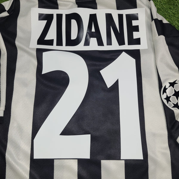 Zidane Juventus Kappa 1996 1997 DEBUT UEFA Soccer Jersey Shirt XL kappa