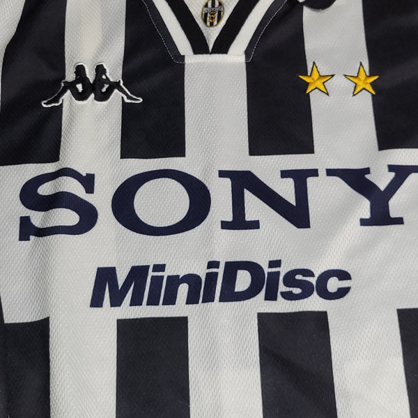 Zidane Juventus Kappa 1996 1997 Long Sleeve DEBUT UEFA Soccer Jersey Shirt L kappa