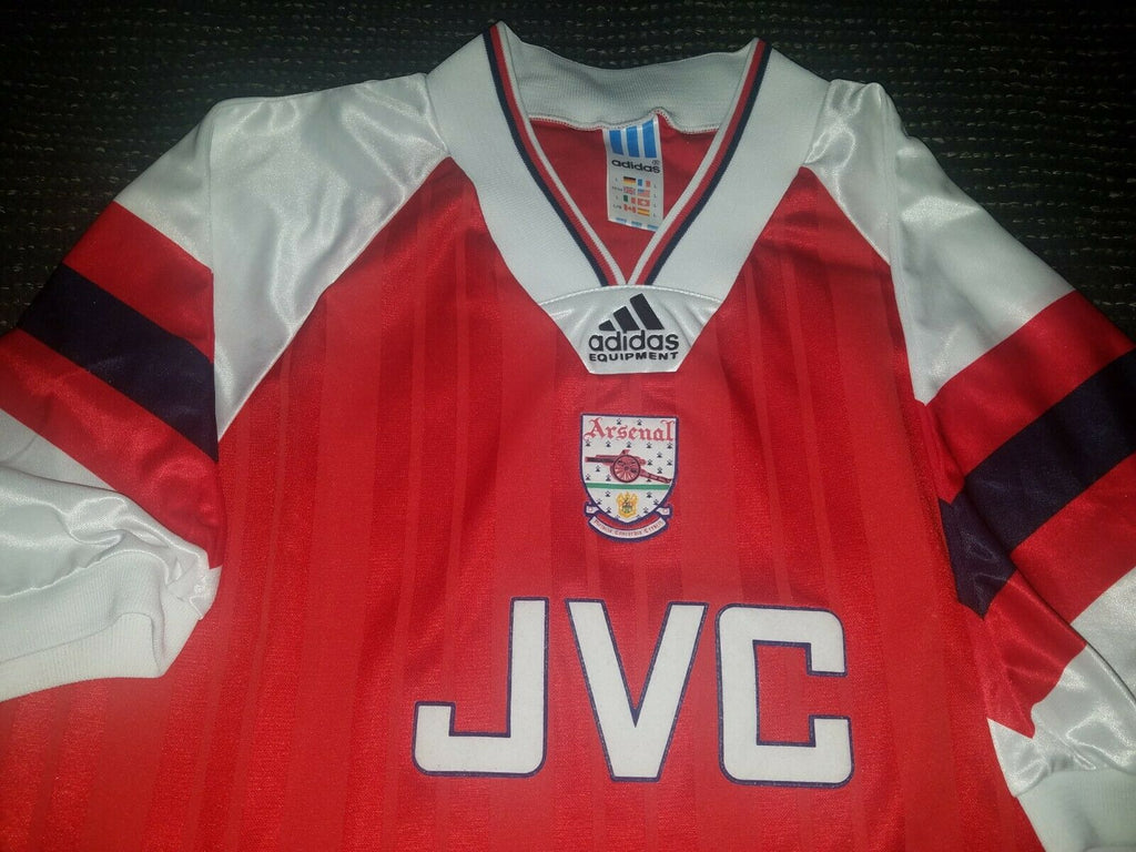 Vintage Arsenal FC Adidas Soccer Jersey Shirt 92/94 Size M Original
