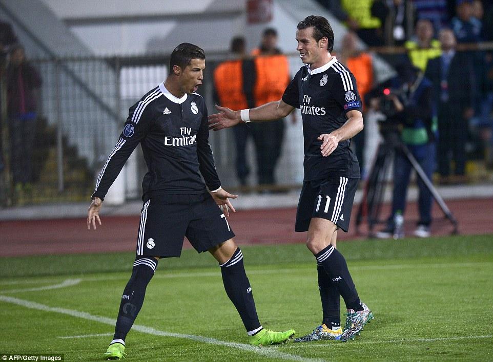 Ronaldo Real Madrid 2014/15 Third Kit Long sleeve Black Dragon