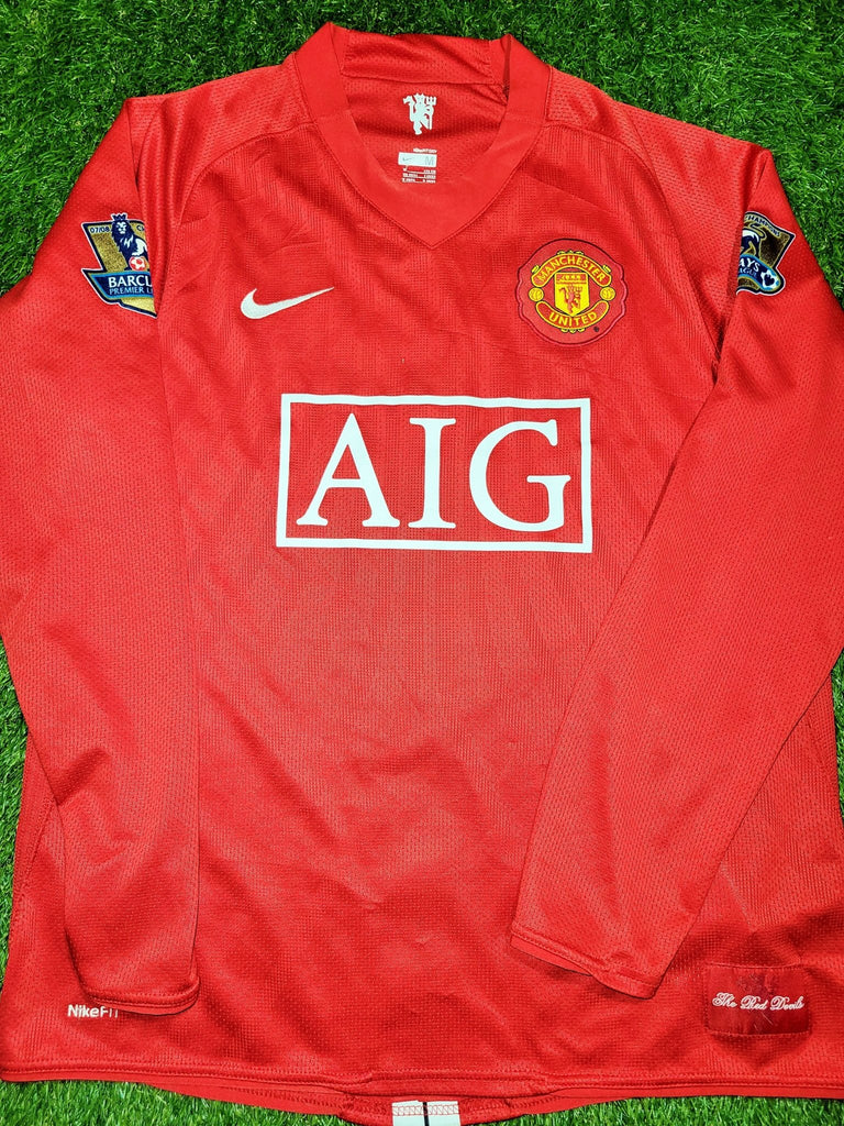 Manchester United CRISTIANO RONALDO Jersey 2007 2008 2009 L MEN SIZE 237924  666