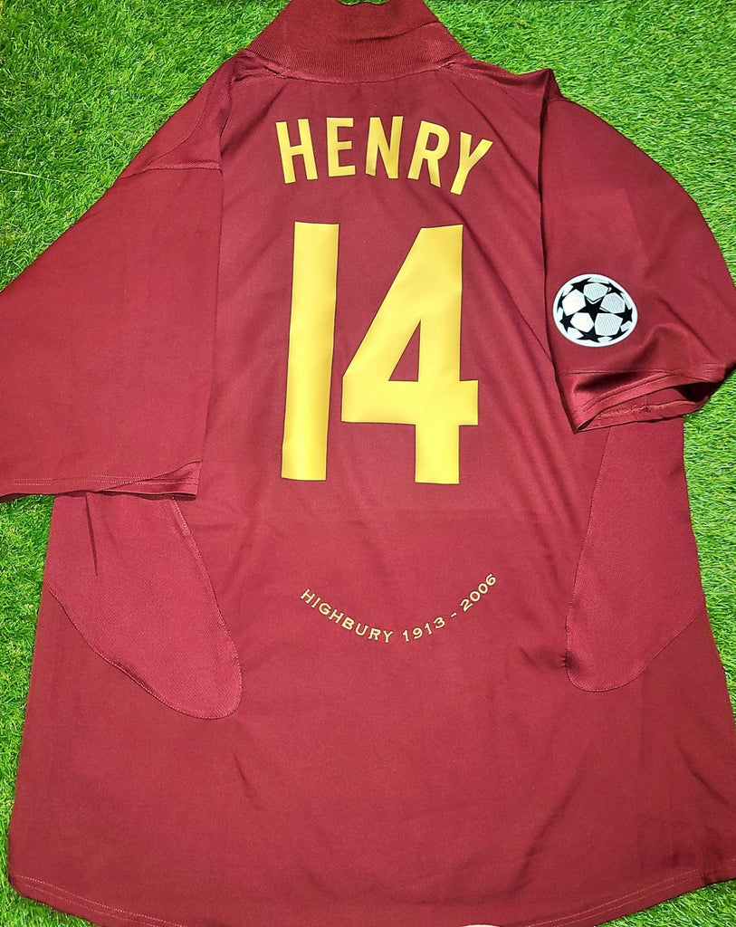 Henry Arsenal Nike Home 2005 2006 HIGHBURY COMMEMORATIVE UEFA