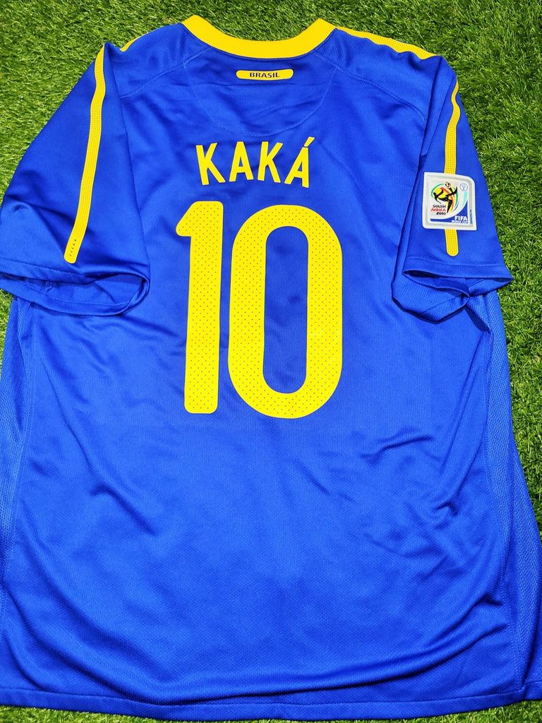 Kaka Brazil 2010 WORLD CUP Away Nike Soccer Jersey Shirt Camiseta