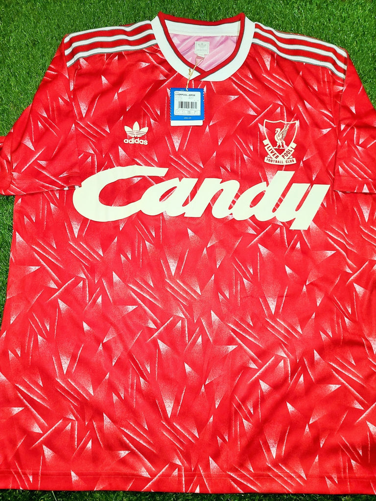 Vruchtbaar Signaal Gedetailleerd Liverpool Adidas Originals CANDY 1989 1990 1991 Home Jersey Shirt BNWT –  foreversoccerjerseys