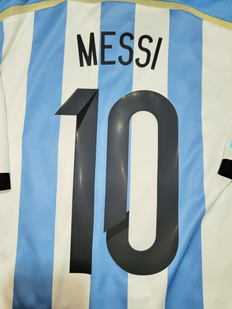 ARGENTINA HOME ORIGINAL JERSEY 2014 WORLD CUP M SIZE MEN LIONEL MESSI  G74569