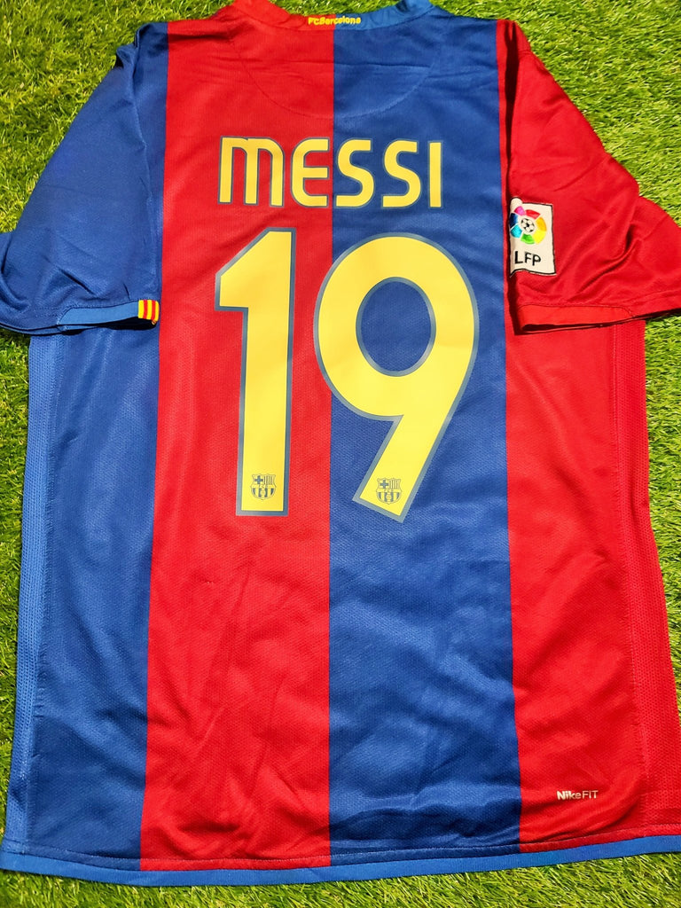 Camiseta Barcelona Retro 2006 2007 Lionel Messi IMPORTADA - Soccer Store