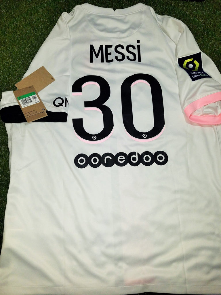Algebraico Regan Pence Messi Paris Saint Germain PSG 2021 - 2022 Nike Away Jersey Camiseta Sh –  foreversoccerjerseys