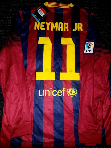 Messi Barcelona 2013 2014 Black Third Soccer Jersey Shirt Camiseta XL SKU#  532824-013
