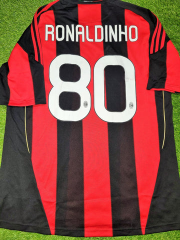 ding ras tekort Ronaldinho AC Milan Adidas 2010 2011 Home Jersey Shirt Camiseta Maglia –  foreversoccerjerseys