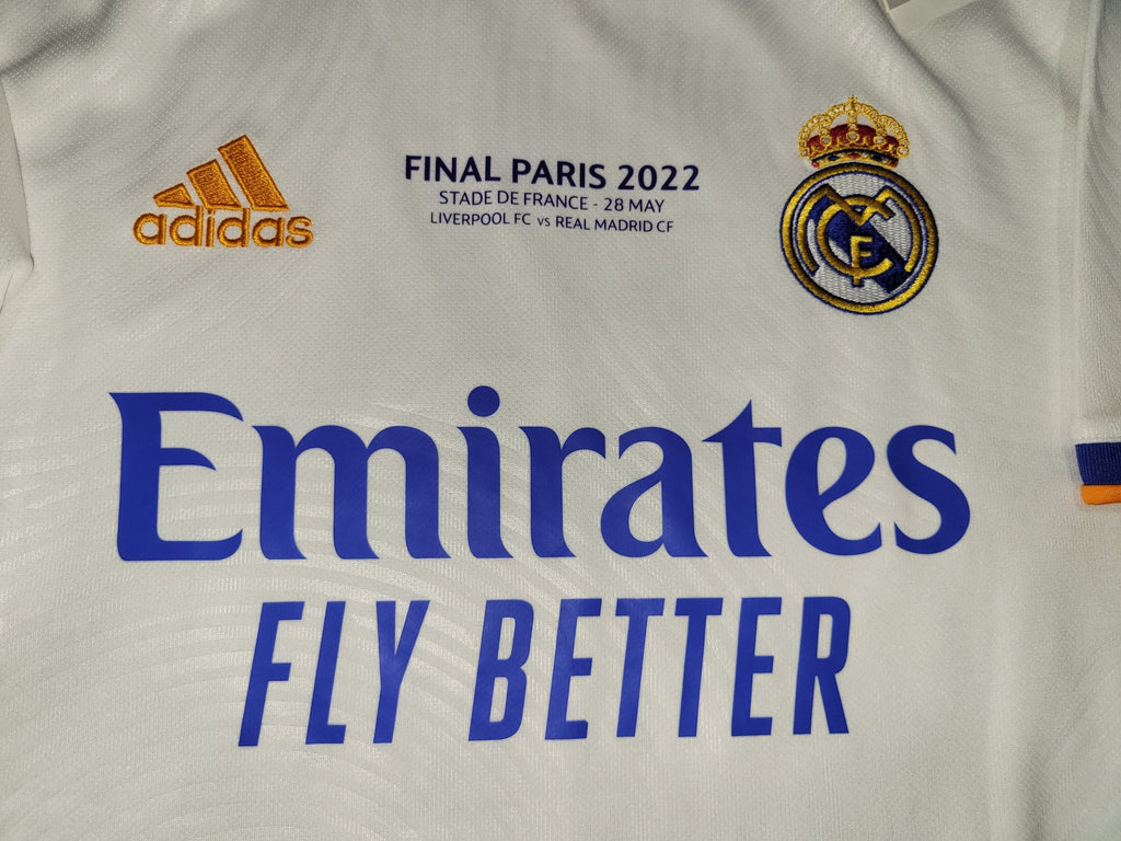 Vinicius Jr Real Madrid 2021 2022 UEFA FINAL Home Jersey Camiseta